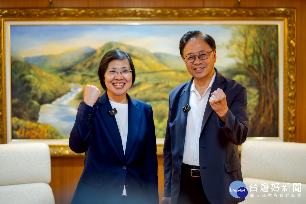 徐欣瑩率團隊拜會桃園市長張善政。