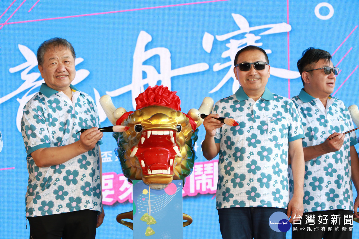 新北議長盃龍舟賽　祭江點睛儀式揭開序幕