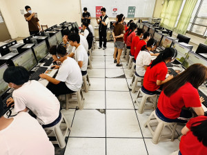 東勢國中與臺中客委會舉辦「來上客-客語電腦遊戲競賽