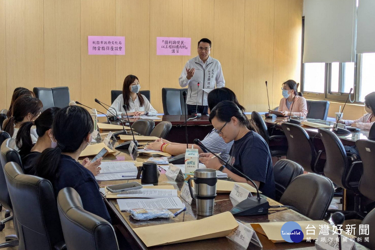 文化局副局長唐連成致詞。