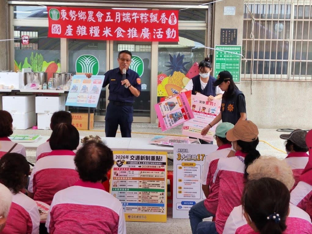 創意米食料理活動臺西分局藉由創意米食料理活動,向民眾宣導將全面高強度取締「酒後駕車」與「施用毒品後駕車」/台西警分局提供