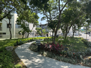 草屯玉峰公園優化後更適合環境教育及民眾休閒。（記者扶小萍攝）