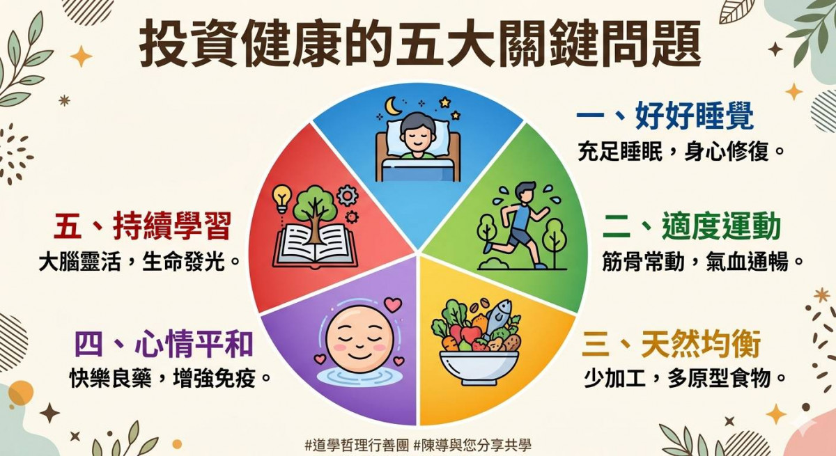 投資健康的五大關鍵問題