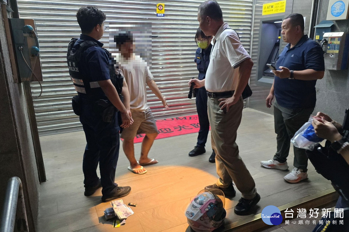 警方加強市區外圍巡邏果然有收獲。（草屯分局提供）