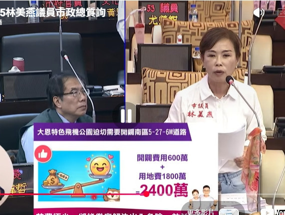 降低老人開車風險　議員林美燕建議台南敬老卡升級