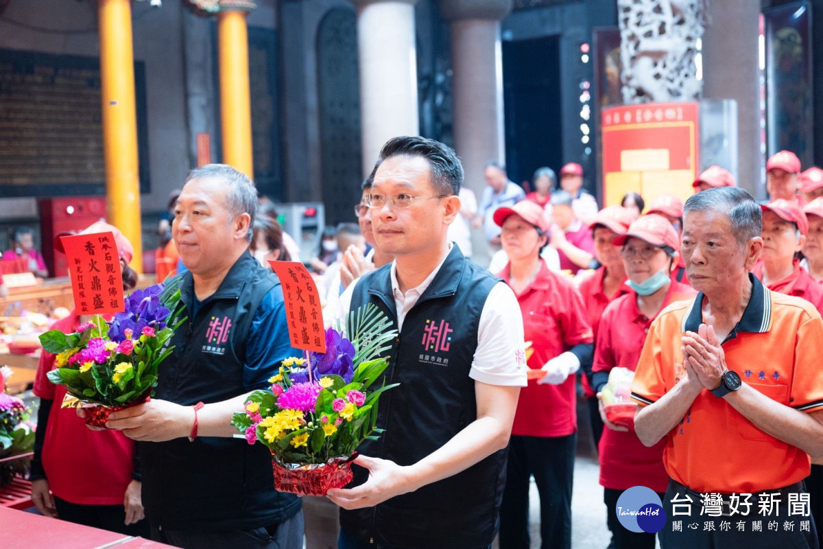 甘泉寺石觀音震靈紀念日祈福　蘇俊賓：上千契子契女共下轉妹家，維繫情感傳承石觀音文化