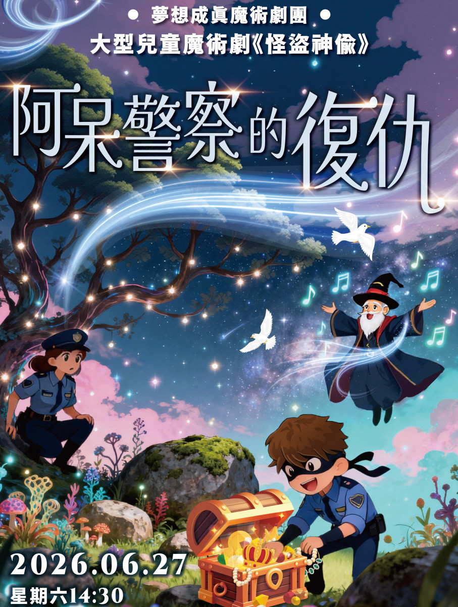 《怪盜神偷－阿呆警察的復仇》劇場　6/27新營文化中心演出
