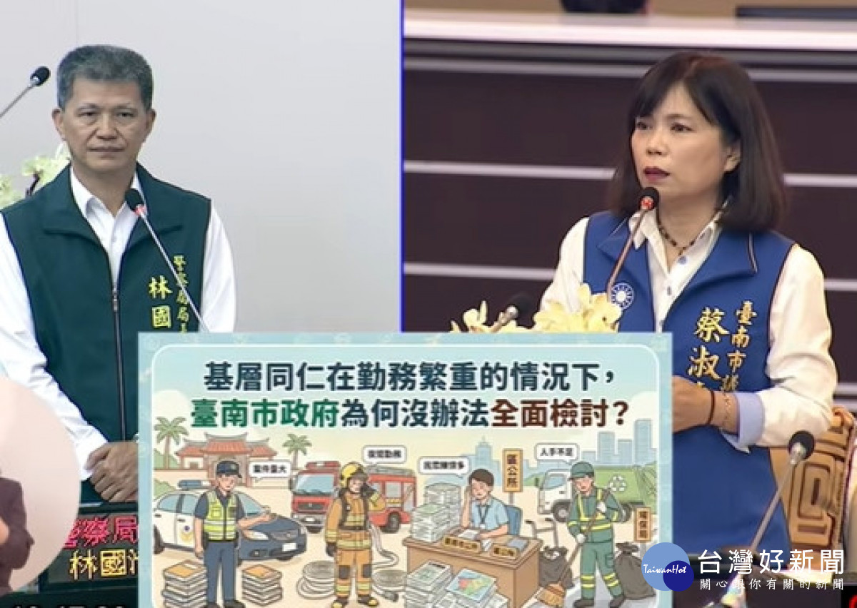八連霸蔡淑惠告別質詢　感觸「被邊緣化」冷暖人情