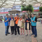 竹縣府持續攜手社團法人新竹市竹安公益慈善服務協會及仕招基金會，一連兩天辦理街頭送暖。