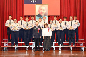 嘉義市政府警察局於今（8）日舉行115年警察節慶祝大會／市府提供