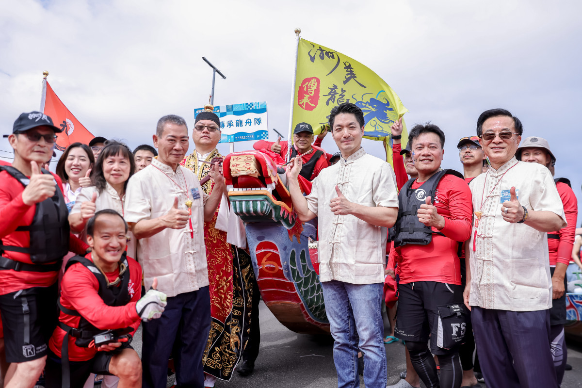 勇奪國際創意雙金！蔣萬安為臺北龍舟賽提筆點睛　邀5千好手大佳河濱「造浪」