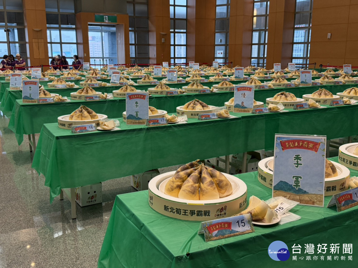 新北綠竹筍評鑑出爐　三峽陳國隆奪「筍王」、五股鄭義信獲「甜筍王」