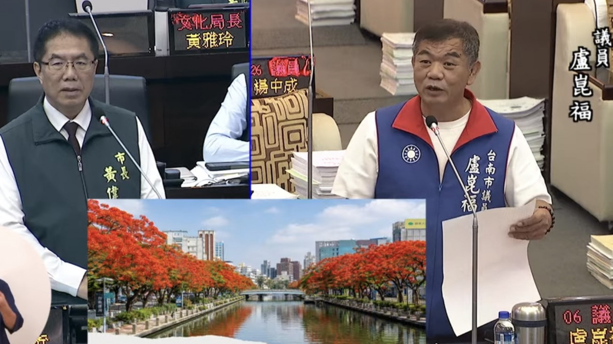 別讓百年運河淪為「大排水溝」　議員盧崑福要求黃偉哲大刀闊斧全面改造