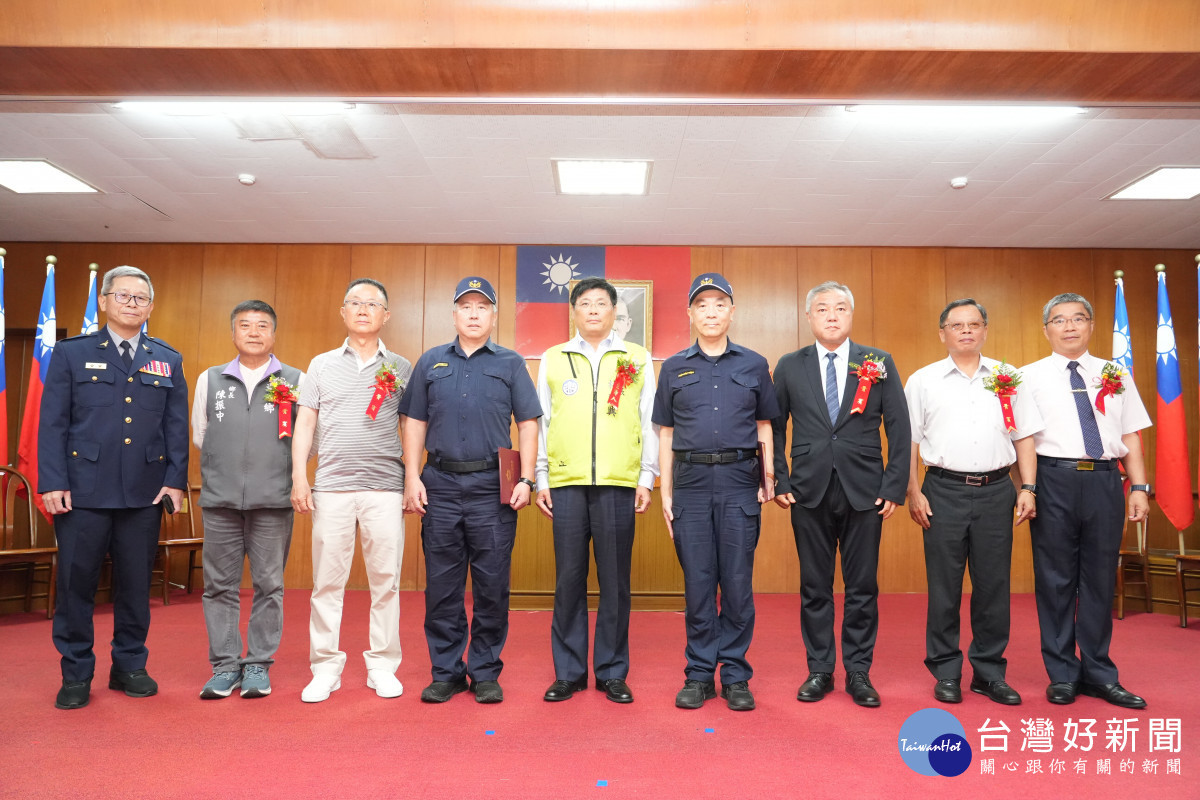 澎縣府舉行警察節慶祝大會　向警察同仁致敬致謝