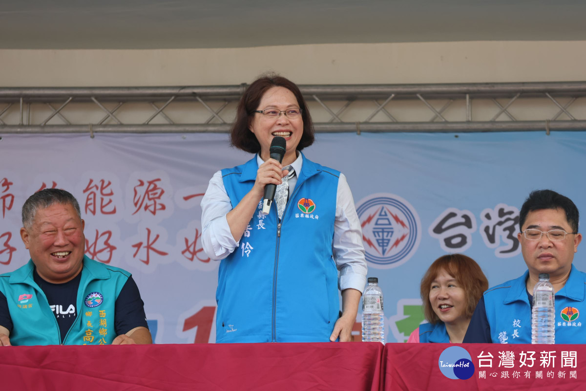 西湖國中校慶暨全民運動會　賴香伶鼓勵選手及學子