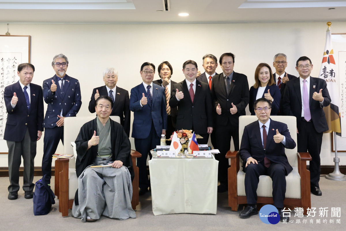 京都市議員與京都日台親善協會拜會　黃偉哲盼持續深化多元領域交流
