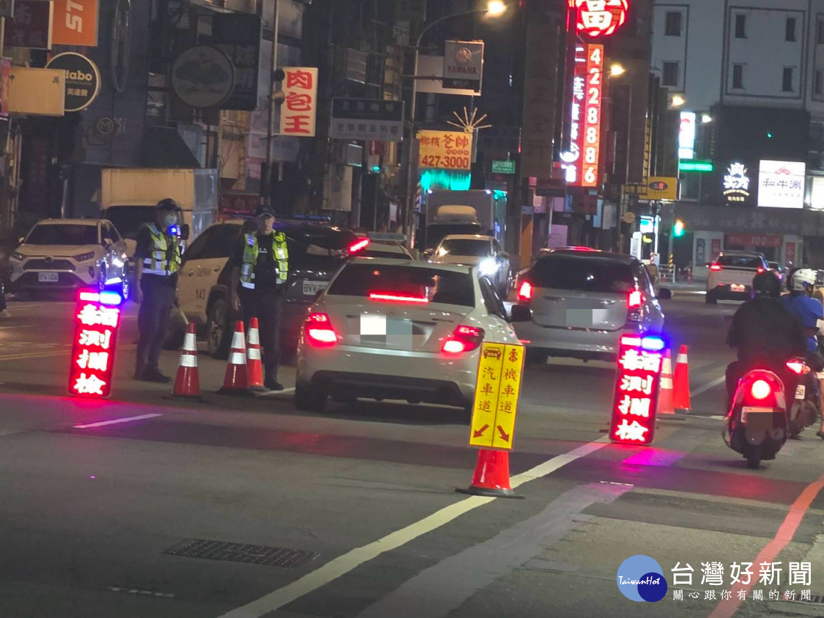 中壢警分局全面加強取締酒駕、毒駕、危險駕車及噪音車輛等違規行為,全力守護市民安全。