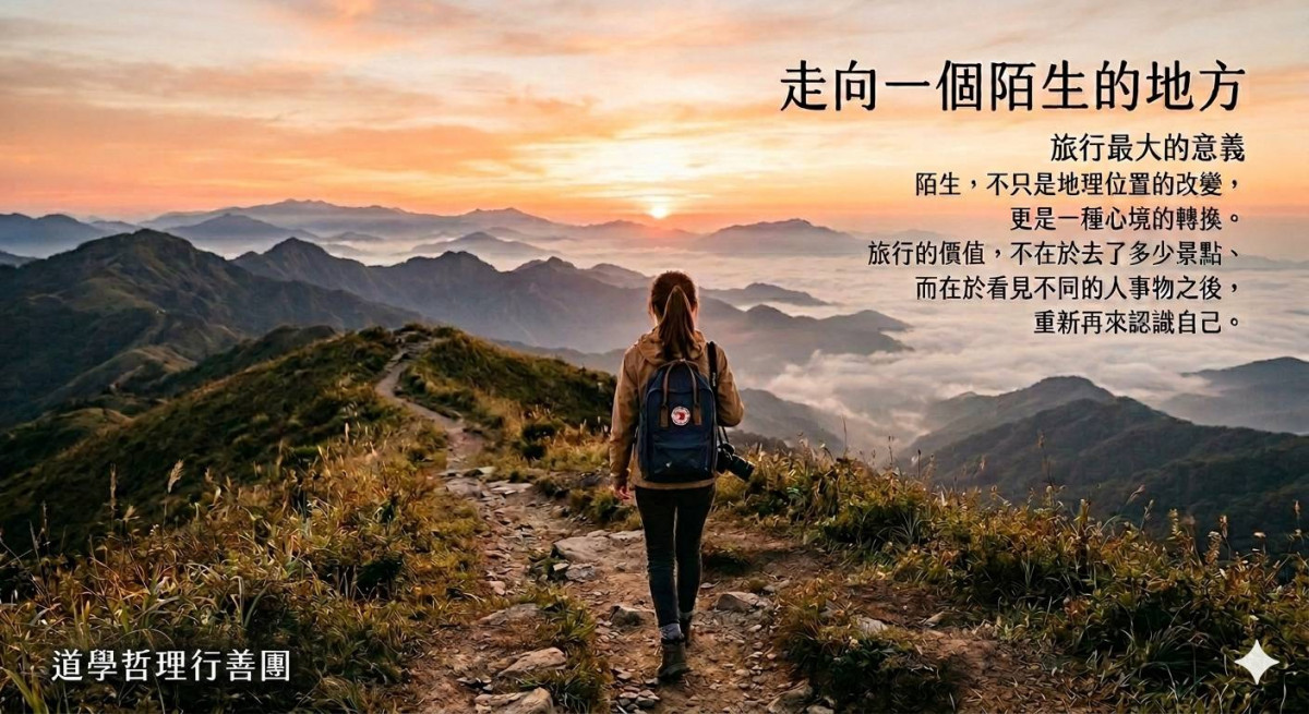 走向一個陌生的地方