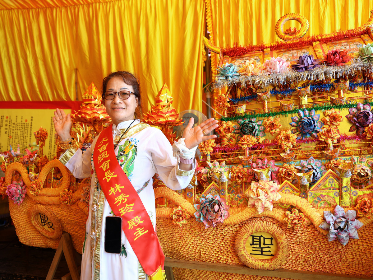 法會總會長 金山虛空聖寶殿住持 林秀玲師姐