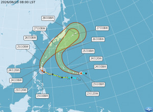 強颱米克拉風6月24日至25日最接近台灣。雲林縣政府呼籲農民，做好農作物災害防範措施／縣府提供
