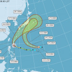 強颱米克拉風6月24日至25日最接近台灣。雲林縣政府呼籲農民，做好農作物災害防範措施／縣府提供