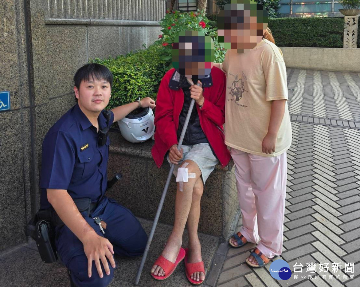 高齡老翁外出迷失　海山警助長者平安返家