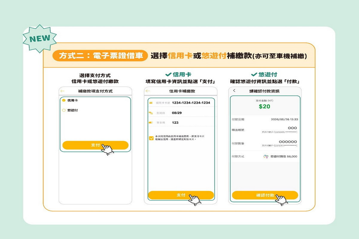 YouBikeAPP補繳款服務再升級,線上繳費更便利。<br />