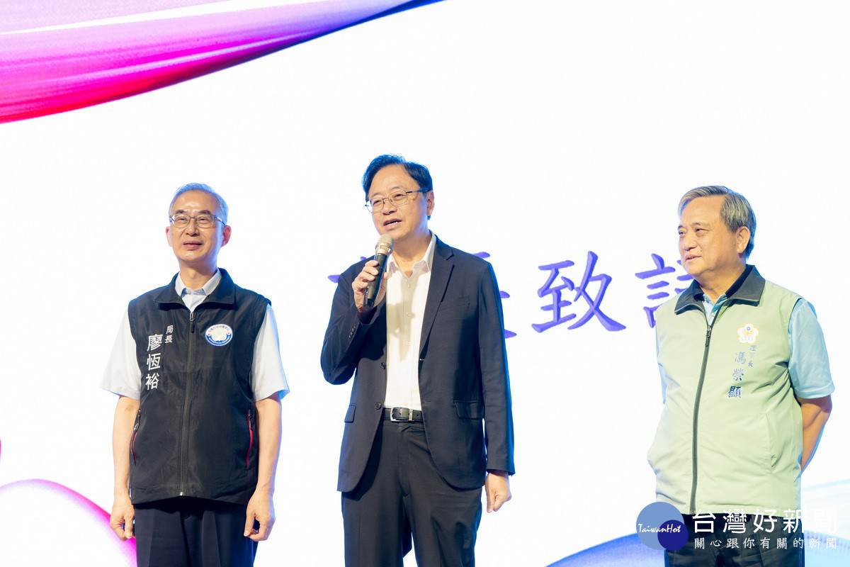 桃園市長張善政於「115年度桃園市政府退休警察人員座談會」中致詞。<br />
