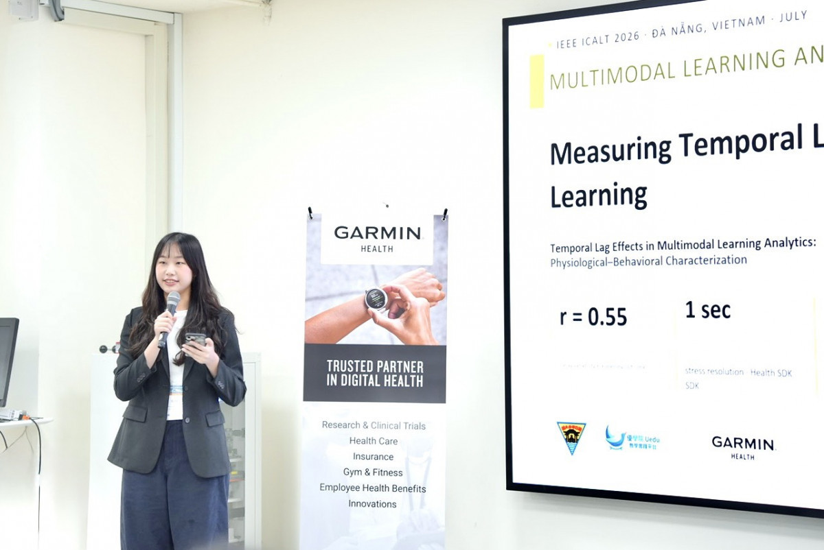 中央大學的學生透過Uedu優學院實地AI教學研究，發表相關成果。