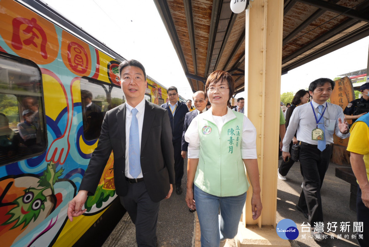 百年集集線全線復駛，陳素月：串聯彰投觀光迎接新里程碑。