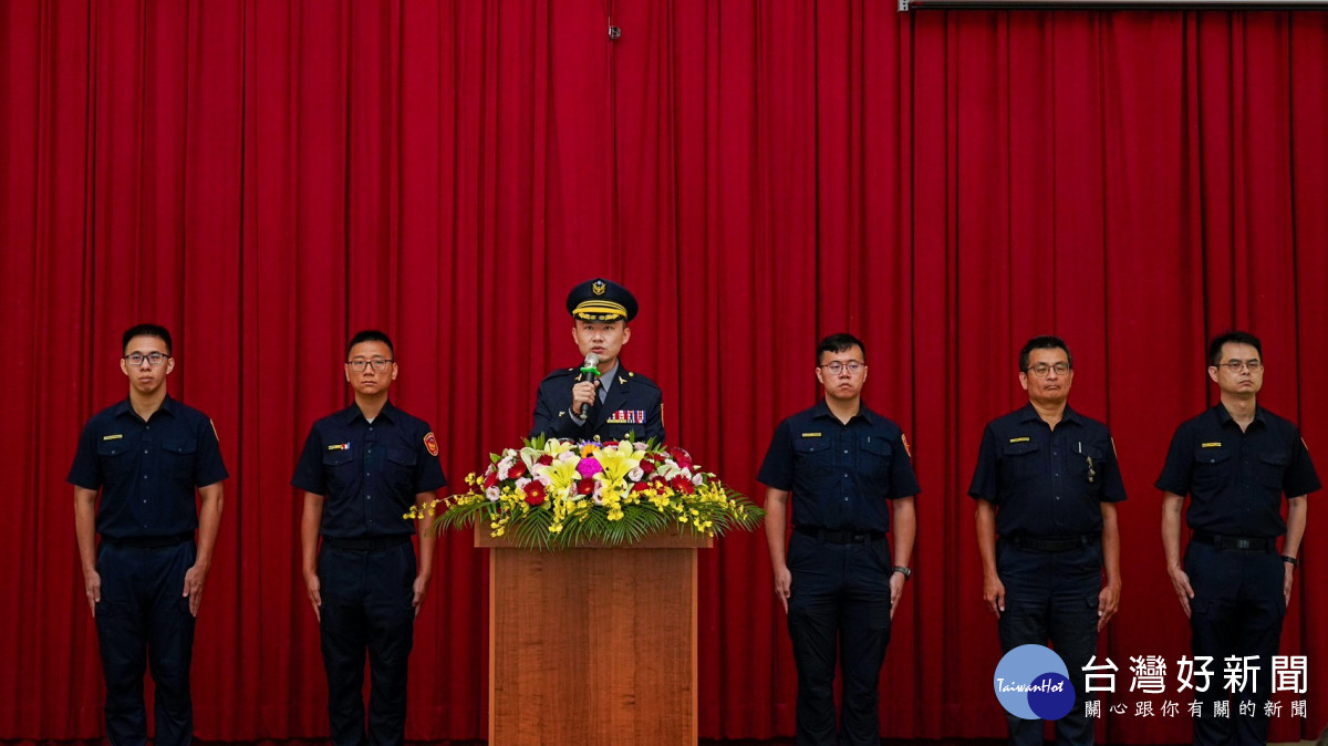 彰縣芳苑警分局5位新任所長聯合布達　強化選舉維安、嚴防毒駕守護地方安全