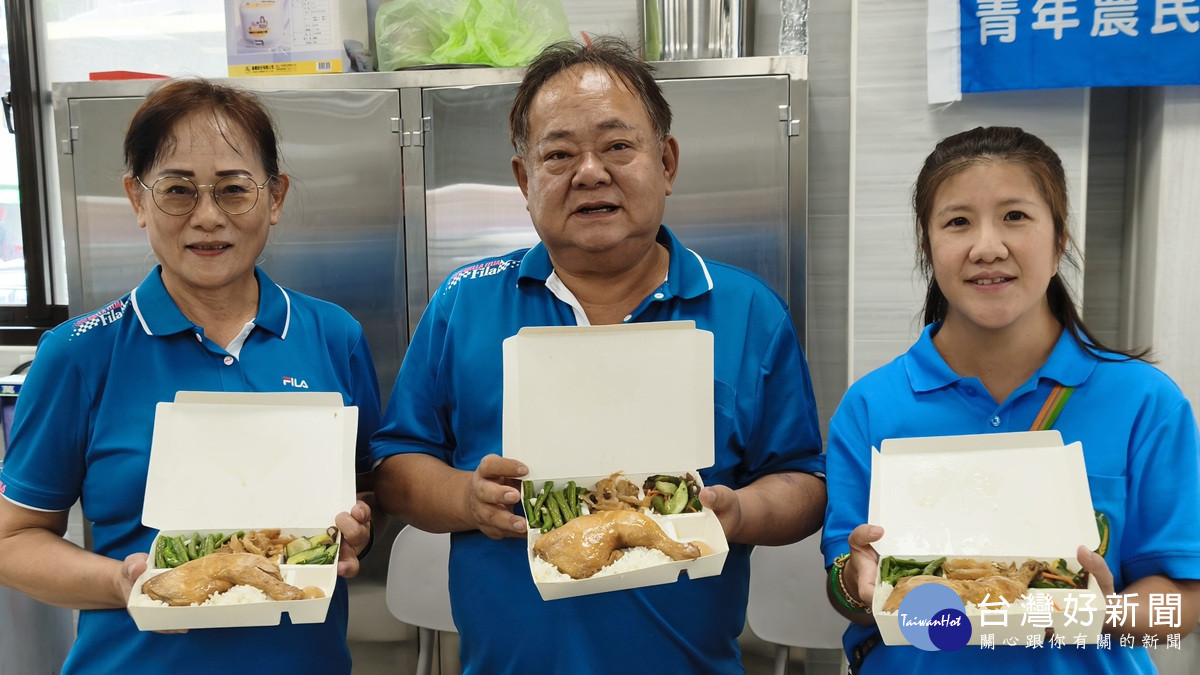溪州青農攜手獻愛心   用在地食材製作暖心便當送暖獨居長者