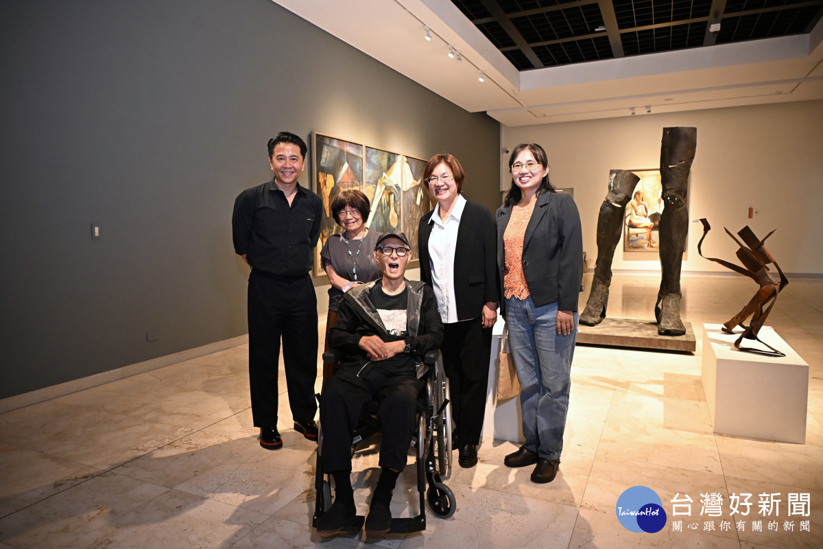 返鄉首展《轉身之後》　雕塑大師林良材以鋼鐵刻畫生命韌性