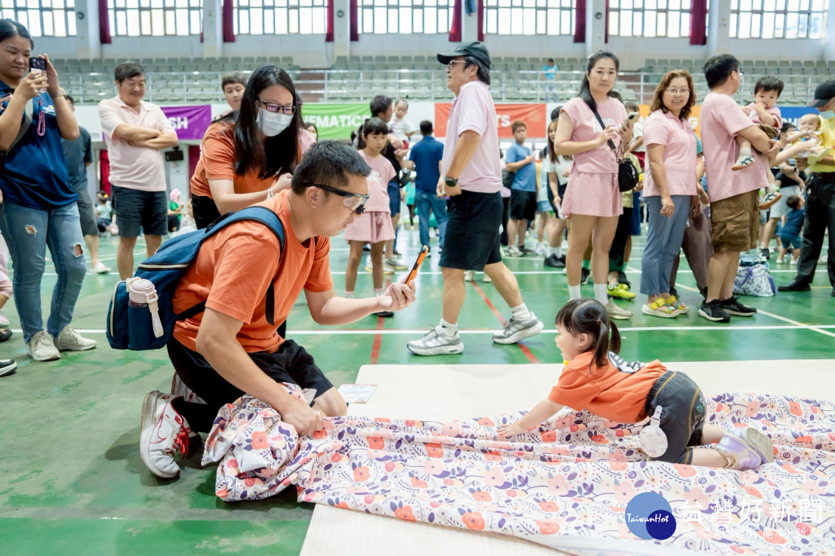 嘉義市首度舉辦公托親子運動會／嘉義市府提供