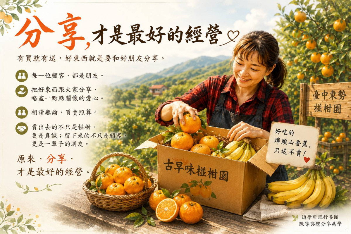 分享，才是最好的經營