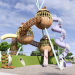 雞蛋王國變身親子新樂園！彰化首座雞蛋主題公園（模擬圖）落腳芳苑。圖／彰化縣政府提供
