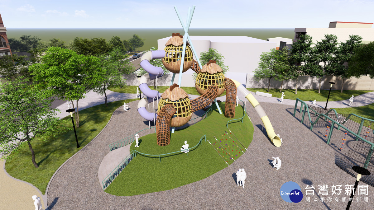 雞蛋王國變身親子新樂園！彰化首座雞蛋主題公園（模擬圖）落腳芳苑。圖／彰化縣政府提供