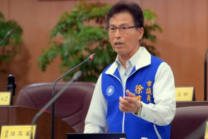 桃園市議會國民黨團總召徐其萬議員。