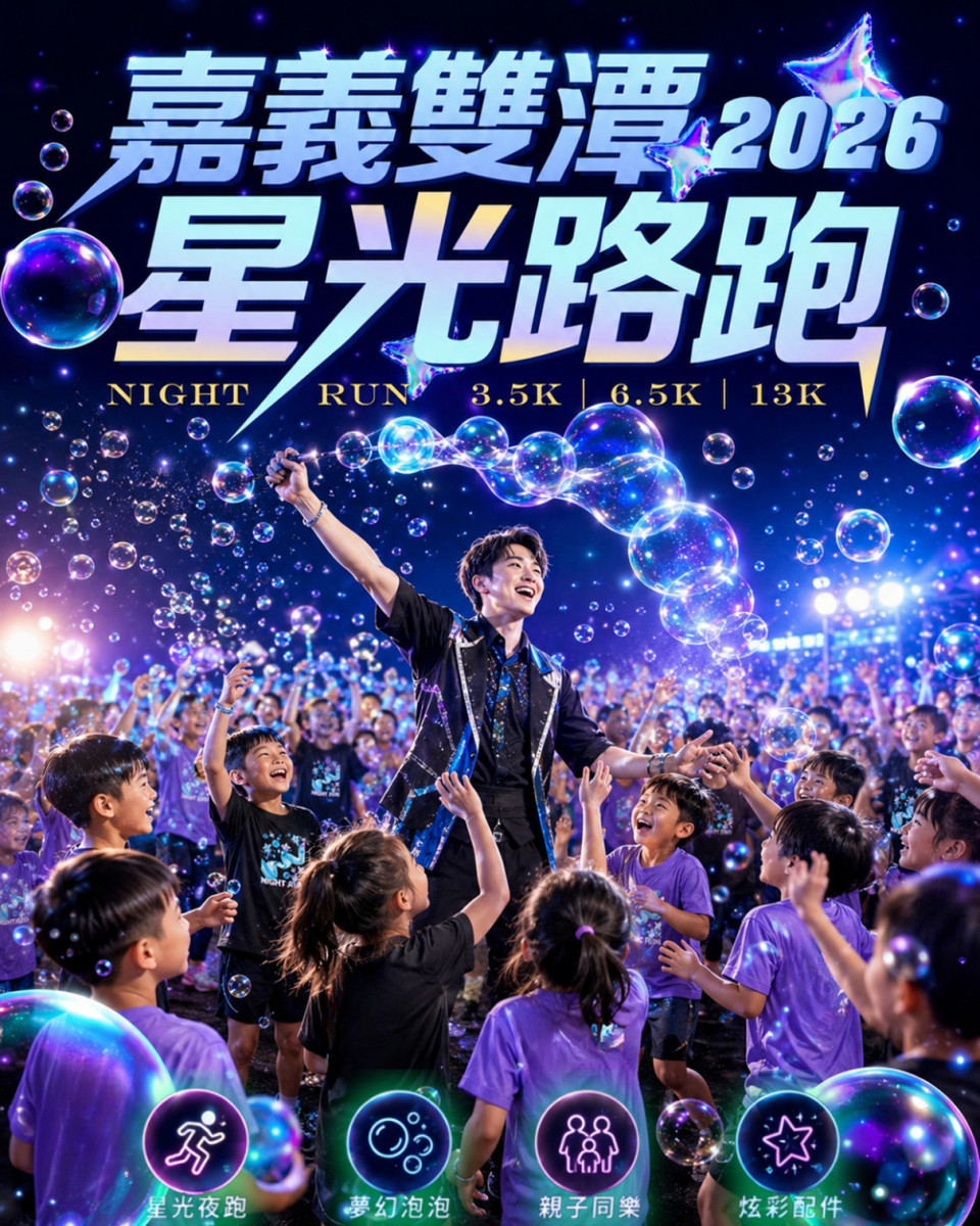 2026嘉義雙潭星光路跑　即起開放報名