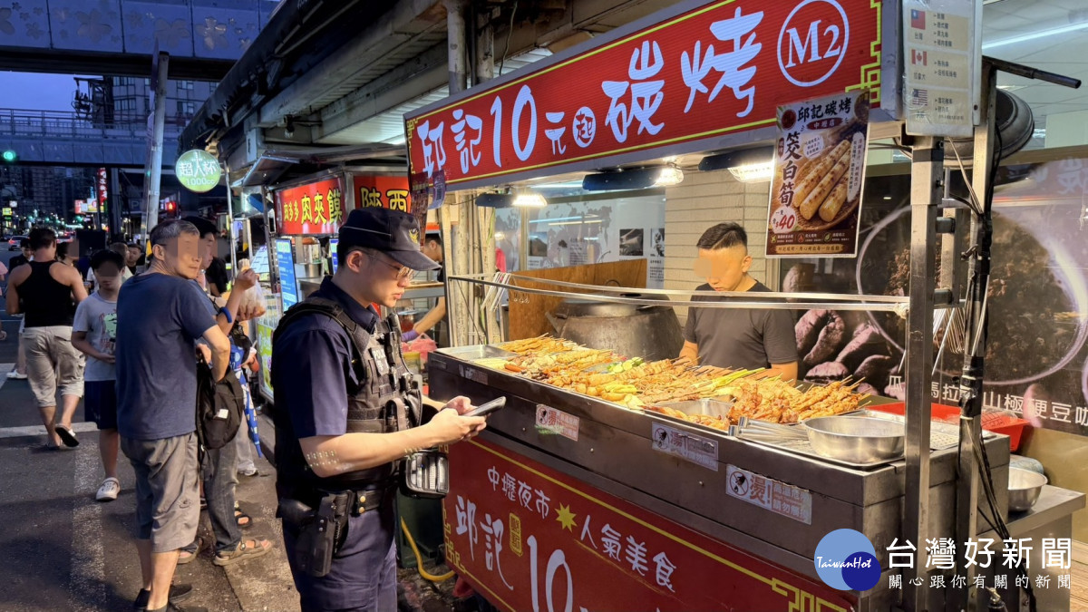 中壢警強力整頓夜市交通　展開強力執法與違規拖吊
