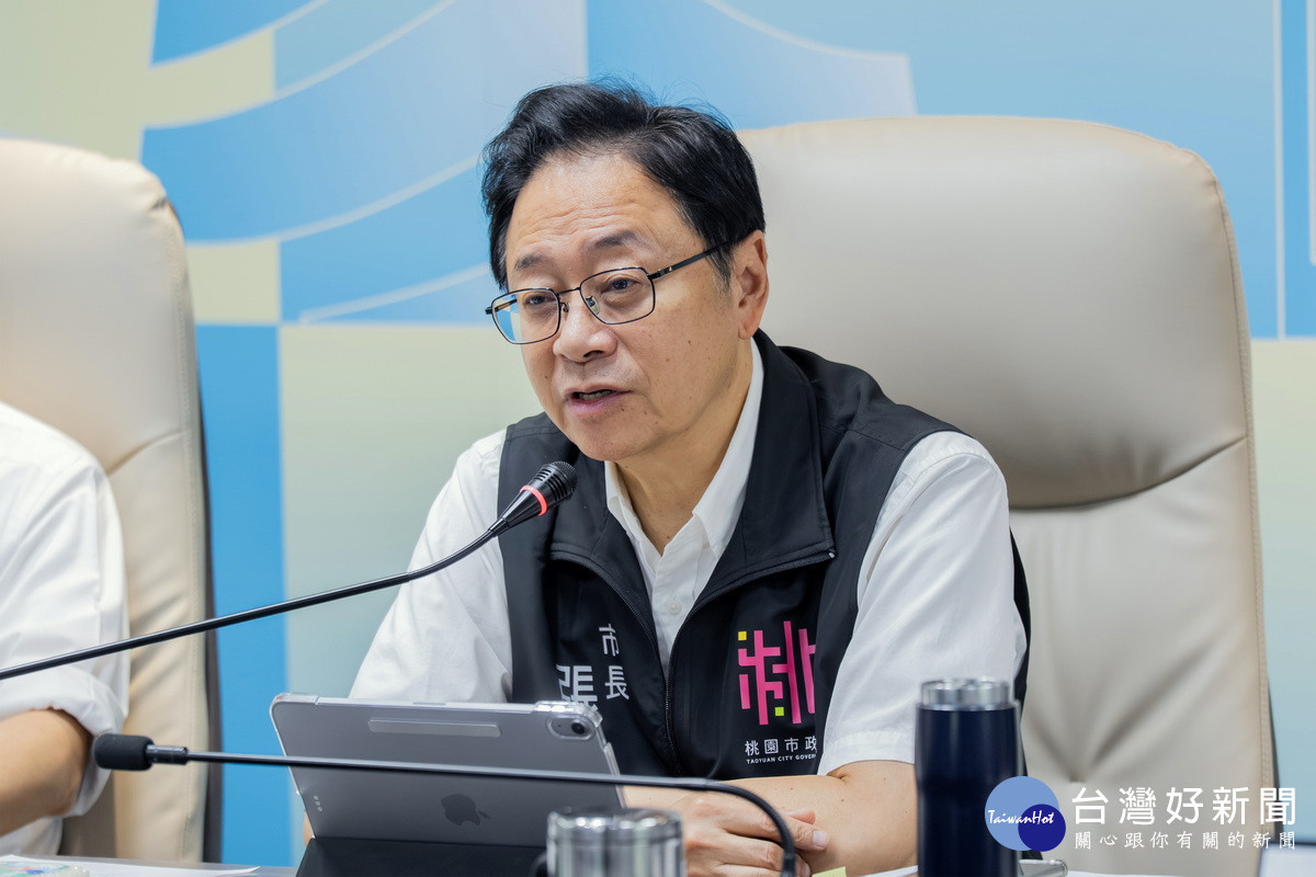 桃園市長張善政。<br />