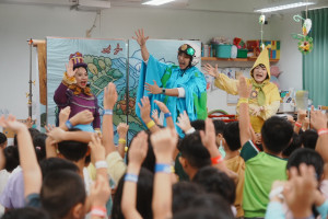 台電「我愛地球媽媽」行動故事教育推廣活動今前進桃園市家扶國強非營利幼兒園進行公益巡演
