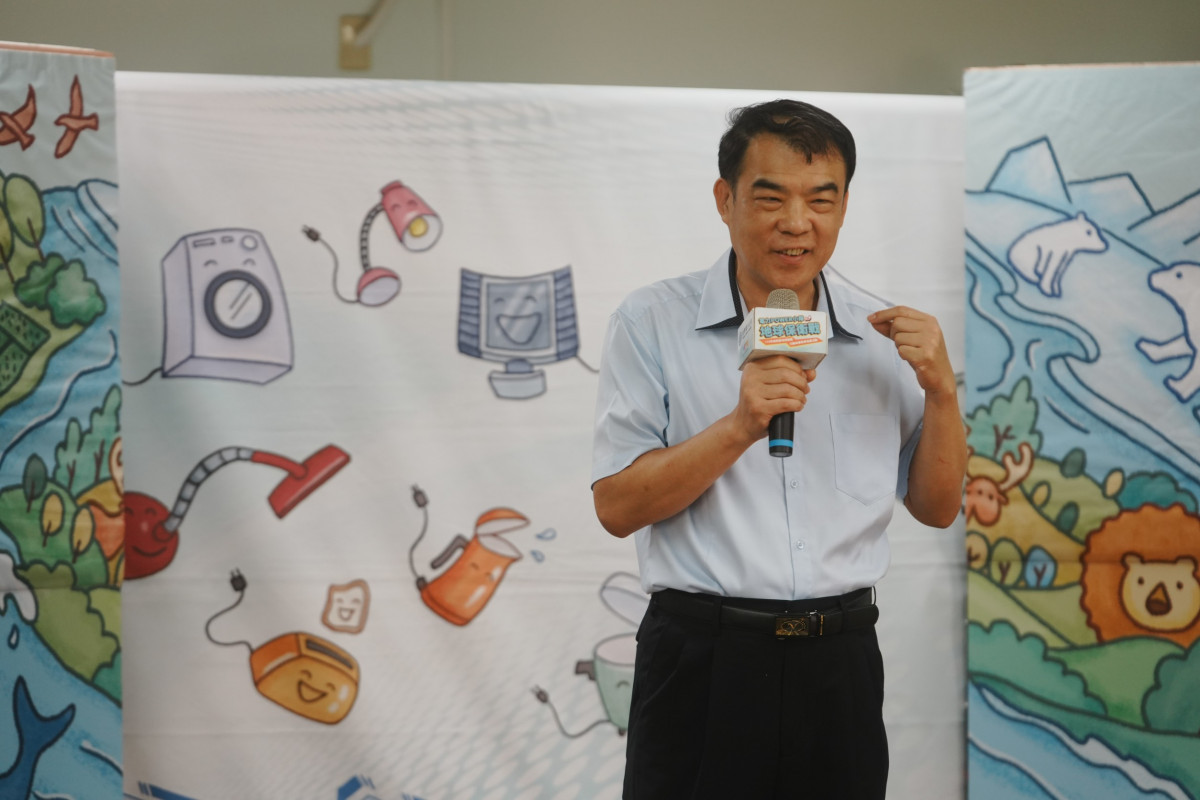 台電桃園區營業處處長洪通澤表示，台電自2011年起創辦「我愛地球媽媽」行動故事教育推廣活動，16年來已辦理逾840場，希望讓小朋友從小培養節能觀念。