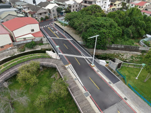 敦富八街銜接大成街「敦富八橋」正式通車