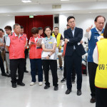 南投縣「城鎮韌性演習」全面動員。（縣府提供）