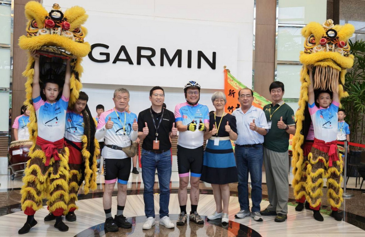 第14屆「台灣單車天使公益圓夢之旅」環島騎行活動於桃園林口GARMIN總部舉行啟程儀式。<br />