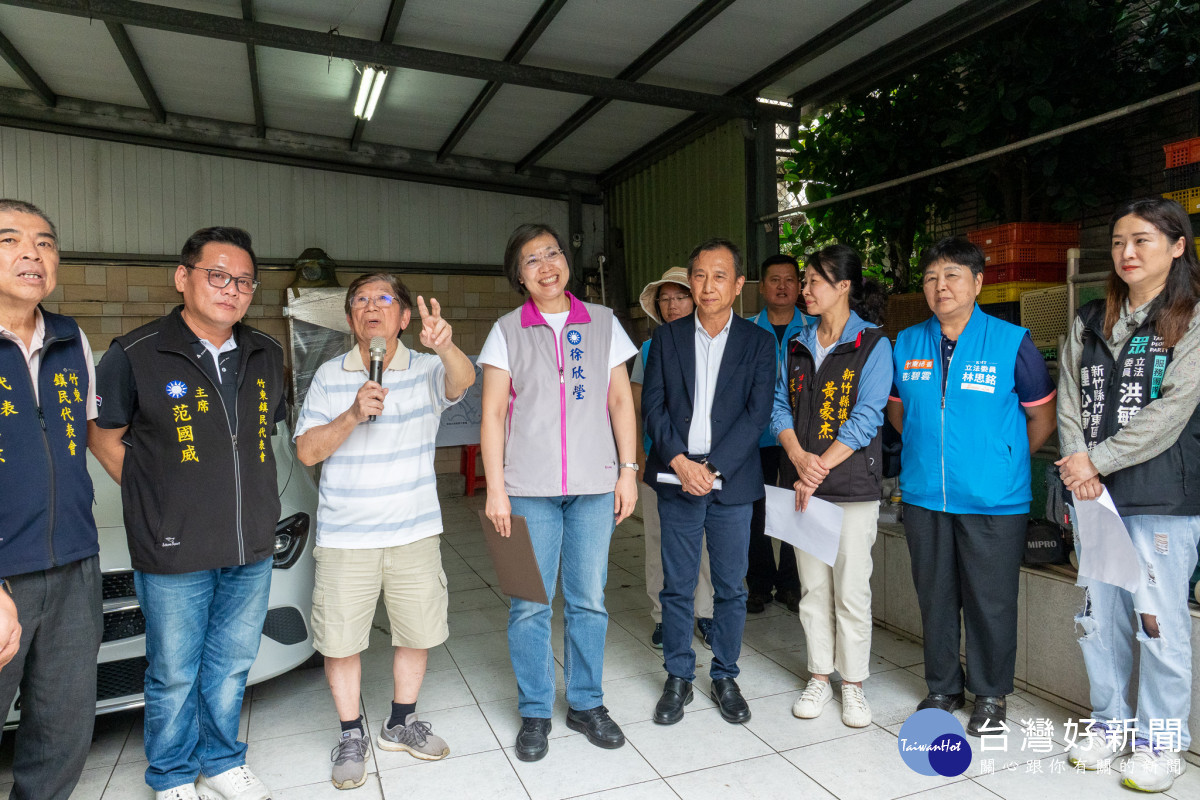 竹東社區老舊管線頻漏水　徐欣瑩成功爭取汰換