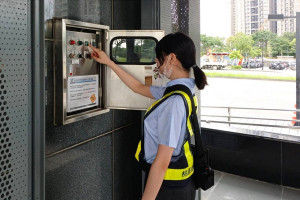 因應強颱巴威來襲，桃捷公司啟動防颱整備，根據防颱防洪SOP進行布署及應變準備。