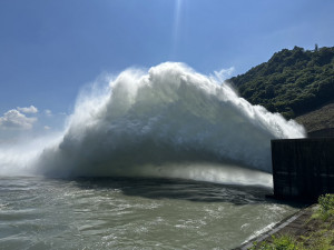 北水分署啟動石門水庫排砂隧道調節放水，預留防洪空間守護供水安全。