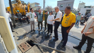 巴威颱風逼近　周春米巡視屏東防颱整備